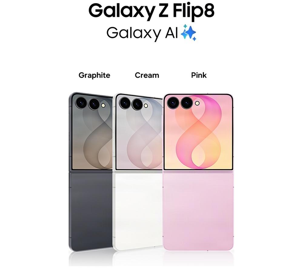 SAMSUNG Galaxy Z Flip8 - 512 GB, Cream image number 2 of 13