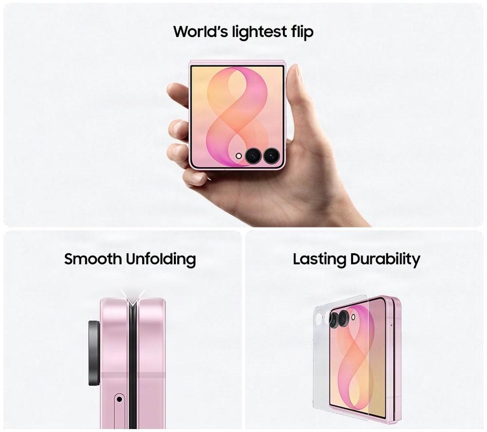 SAMSUNG Galaxy Z Flip8 - 512 GB, Pink image number 3 of 13