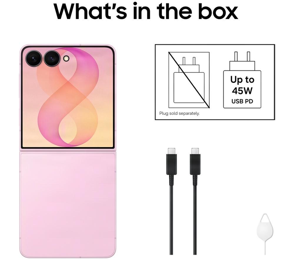SAMSUNG Galaxy Z Flip8 - 512 GB, Pink image number 8 of 13