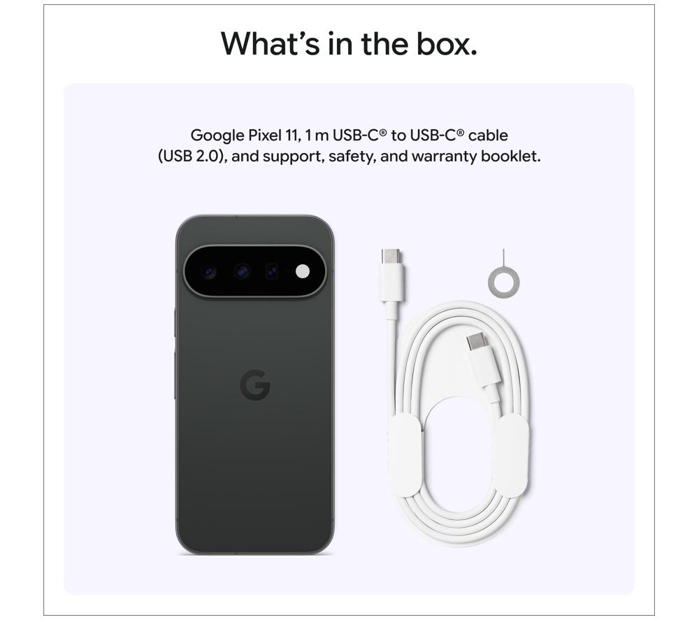 GOOGLE Pixel 11 - 256 GB, Obsidian image number 12 of 13