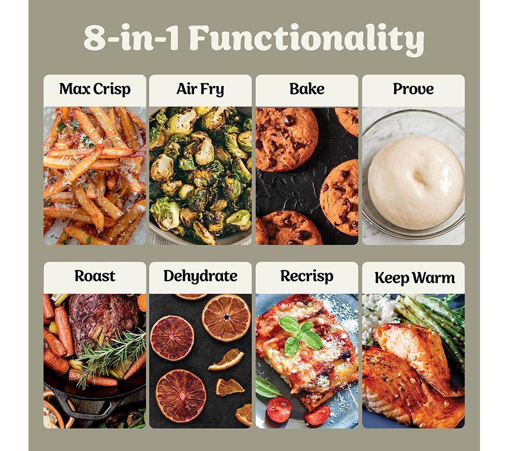 NINJA CRISPi DD102UKIV2 Dual Zone Glass Air Fryer - Bone image number 7 of 16
