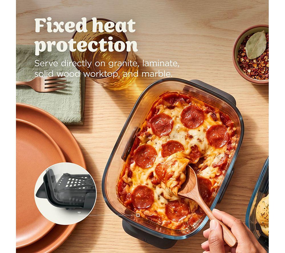 NINJA CRISPi DD102UKIV2 Dual Zone Glass Air Fryer - Bone image number 9 of 16