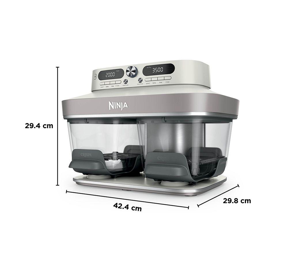 NINJA CRISPi DD102UKIV2 Dual Zone Glass Air Fryer - Bone image number 14 of 16