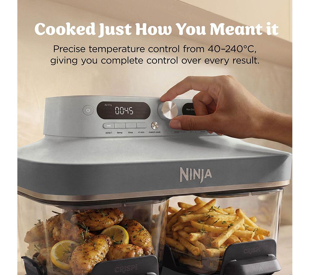 NINJA CRISPi DD102UKWH Dual Zone Glass Air Fryer - White image number 5 of 15