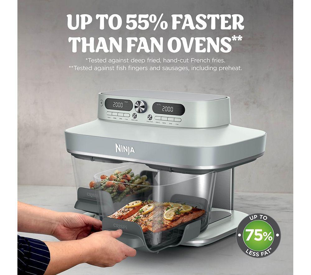 NINJA CRISPi DD102UKWH Dual Zone Glass Air Fryer - White image number 12 of 15