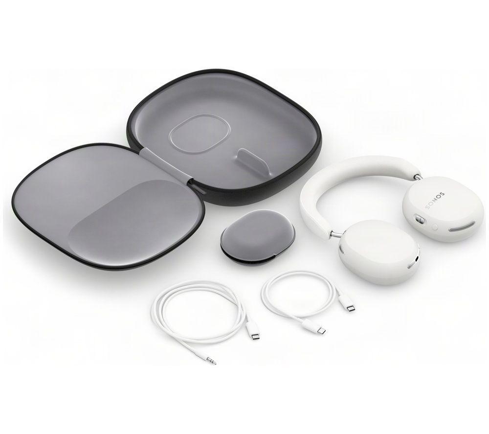 SONOS Ace Ultra Wireless Bluetooth Noise-Cancelling Headphones - White image number 4 of 4