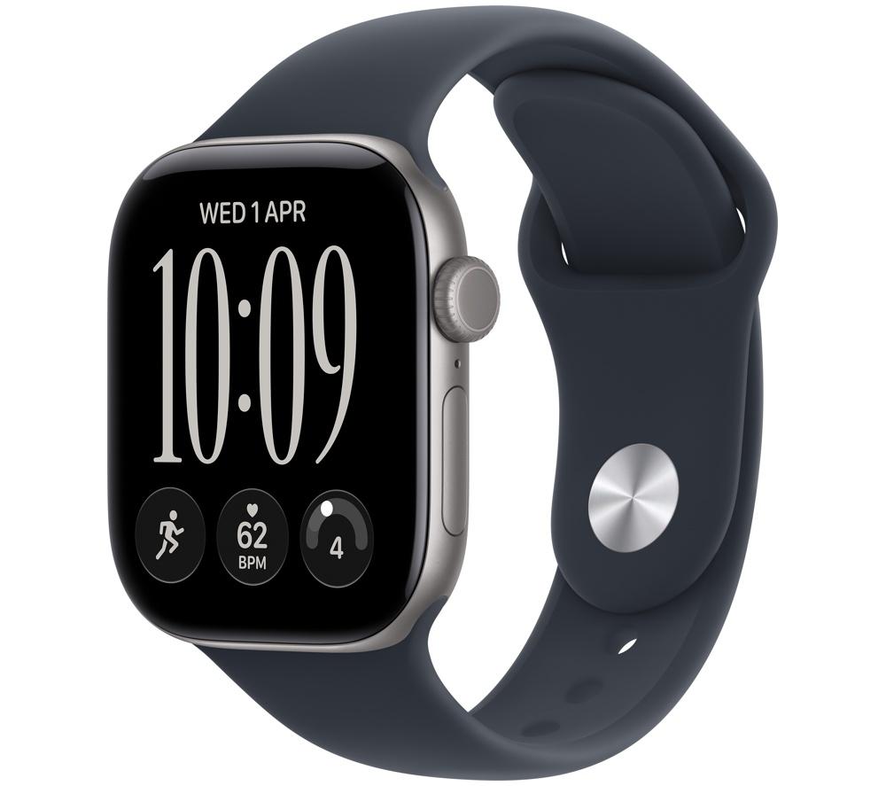 APPLE Watch Series 12 GPS 42mm Space Gray Aluminum Case with Navy Blue Sport Band - S/M