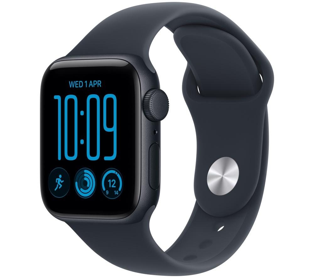 APPLE Watch SE 3 GPS 40mm Midnight Aluminum Case with Navy Blue Sport Band - M/L