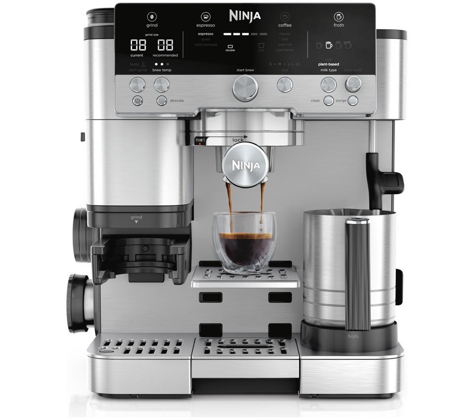 NINJA Luxe Café Premier Plus Series ES655UK Bean to Cup Coffee Machine - Silver