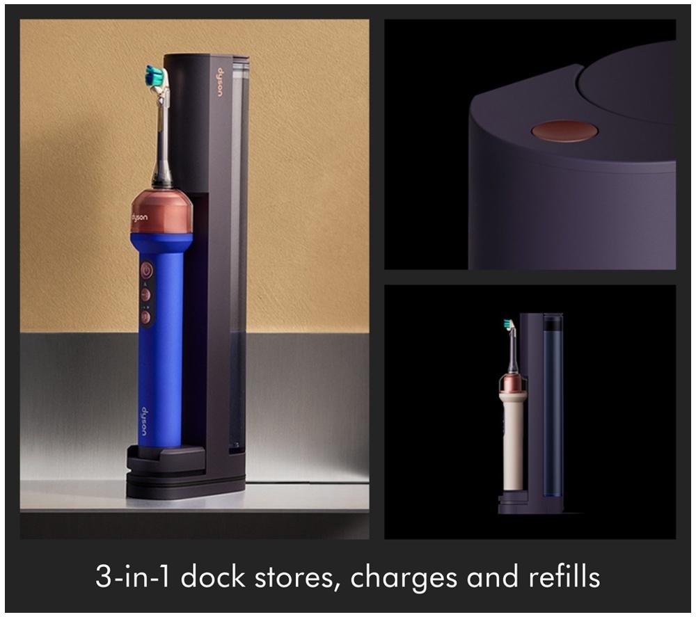 DYSON CameraJet Electric Toothbrush with Flosser - Ceramic Ultra Blue image number 10 of 12