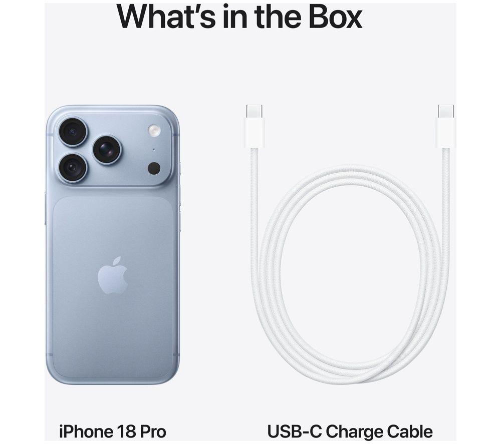 APPLE iPhone 18 Pro - 1 TB, Glacier image number 10 of 12