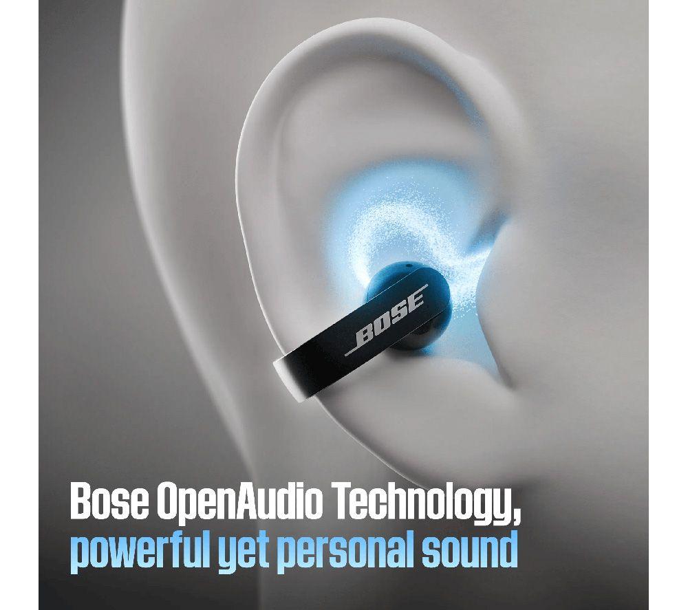 BOSE Sport Open Wireless Bluetooth Earbuds - Black image number 6 of 10