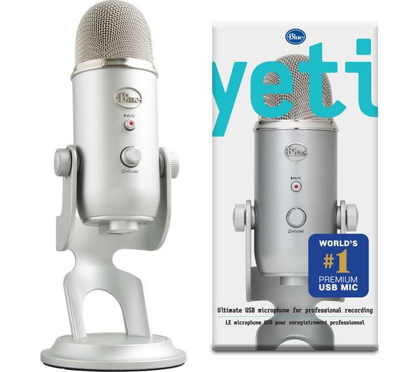 BLUE Yeti USB Streaming Microphone - Silver image number 20