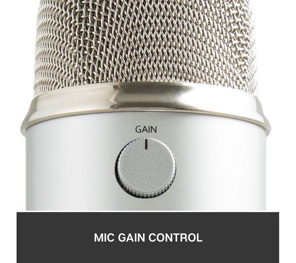 BLUE Yeti USB Streaming Microphone - Silver image number 5