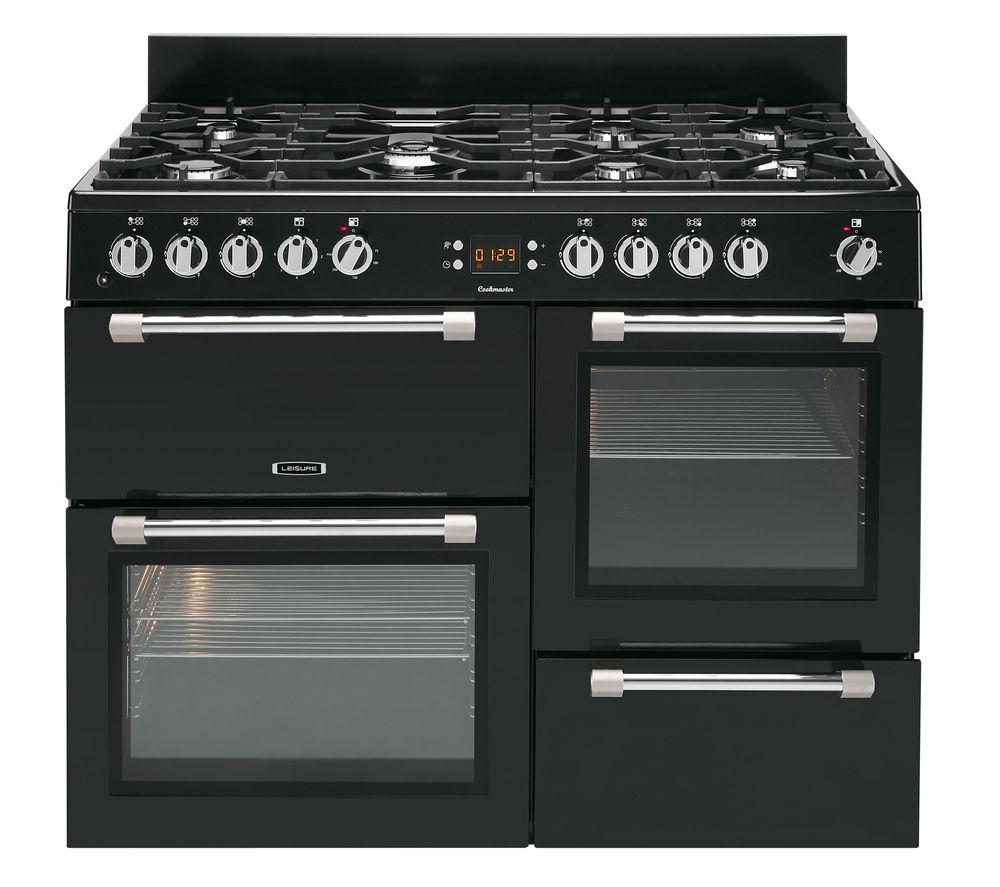 LEISURE Cookmaster CK110F232K Dual Fuel Range Cooker – Black, Black