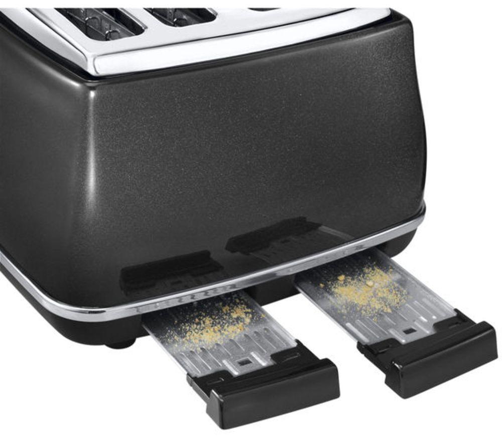 DELONGHI Micalite CTOM4003 4-Slice Toaster - Black image number 5 of 12