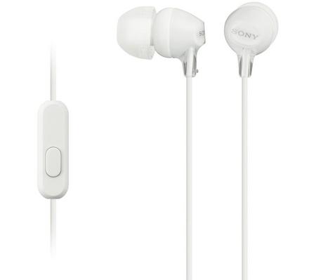 SONY EX15APW Headphones - White
