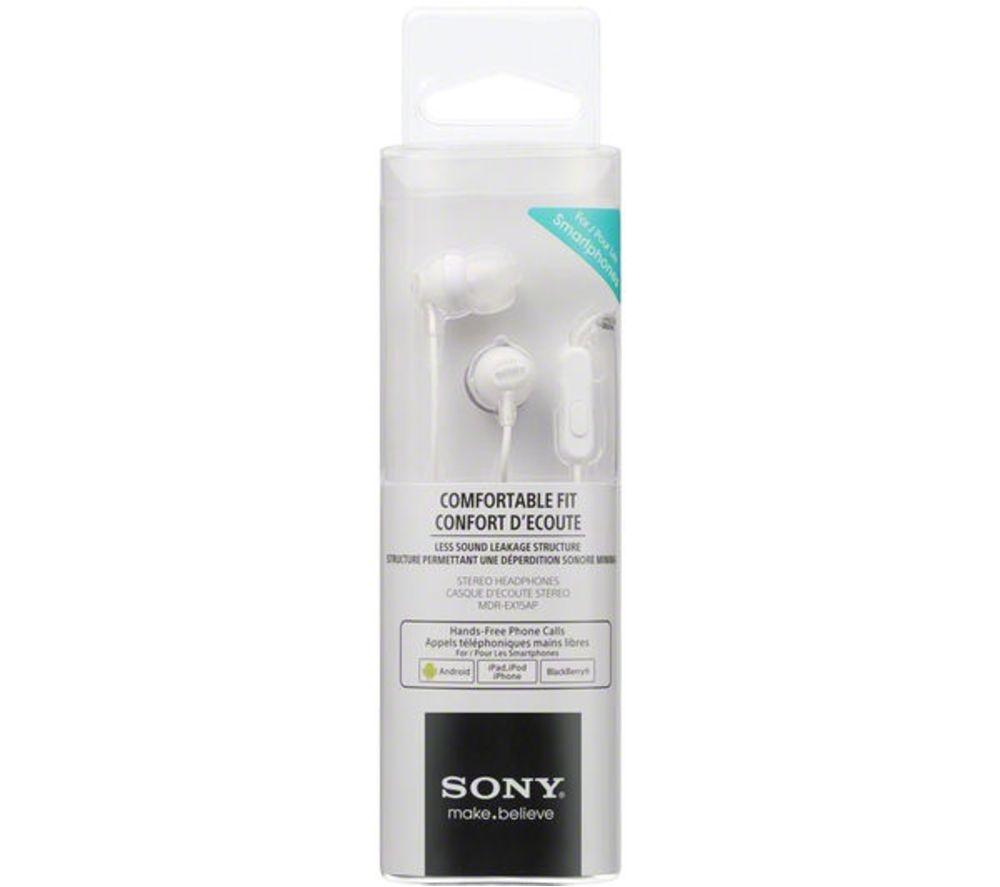 SONY EX15APW Headphones White