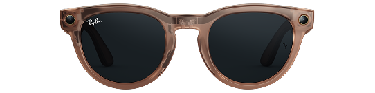 A pair of Ray-Ban Meta (Gen 2) AI glasses