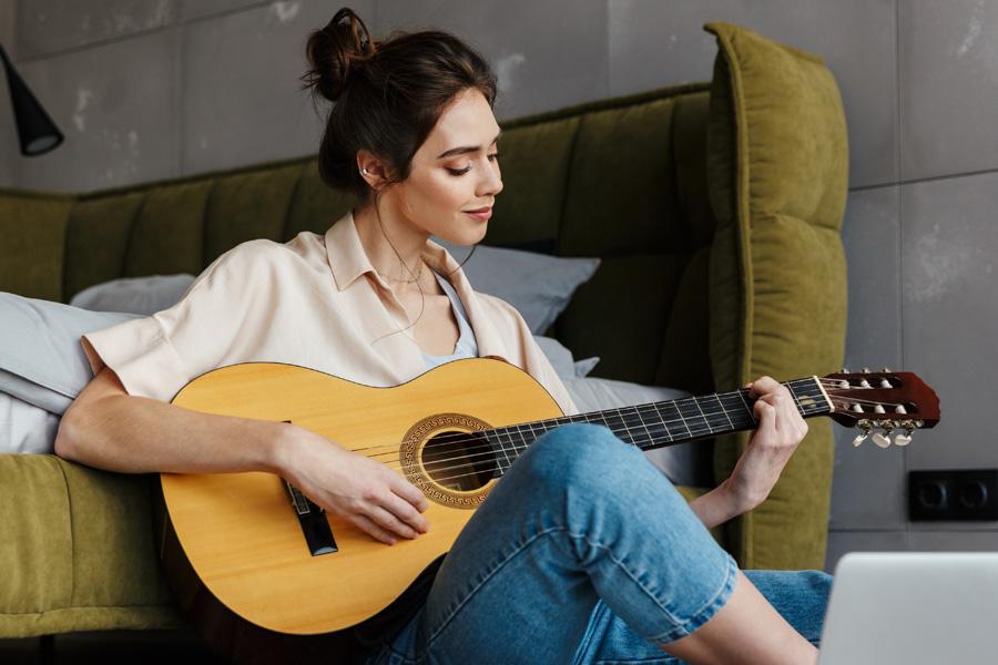 Guitars and stands