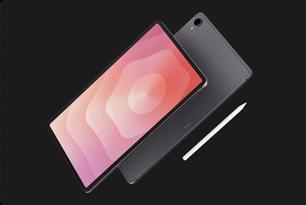 a samsung galaxy tab s11 with a pen on top of it