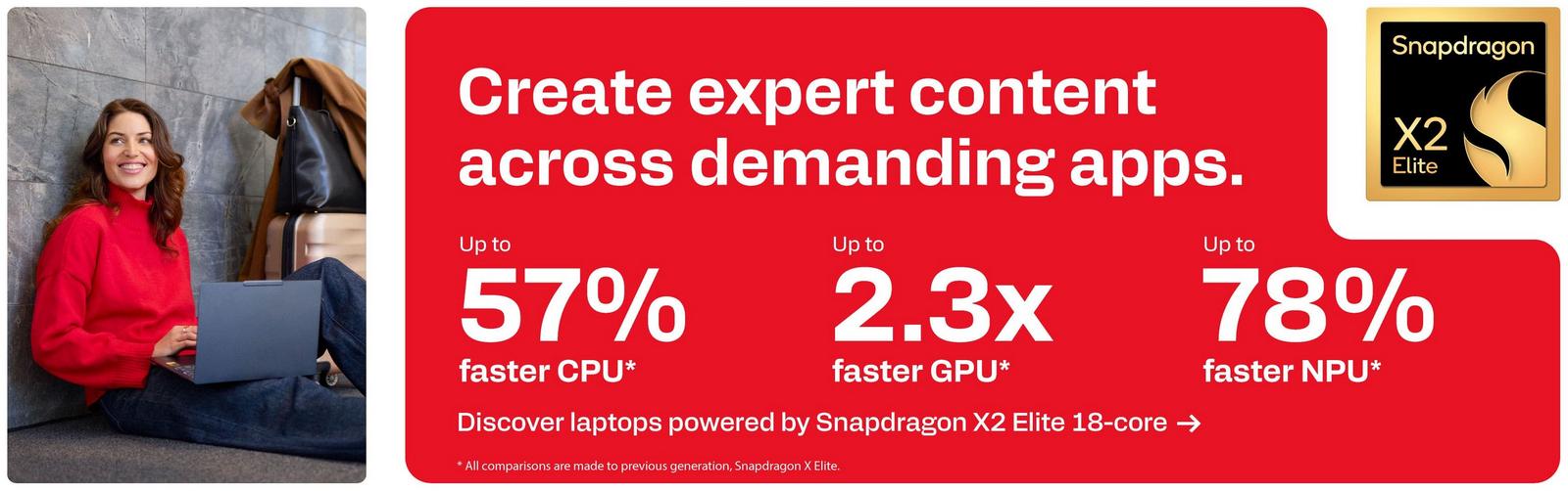 Create expert content across demanding apps.