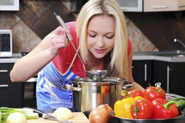 Student cooking