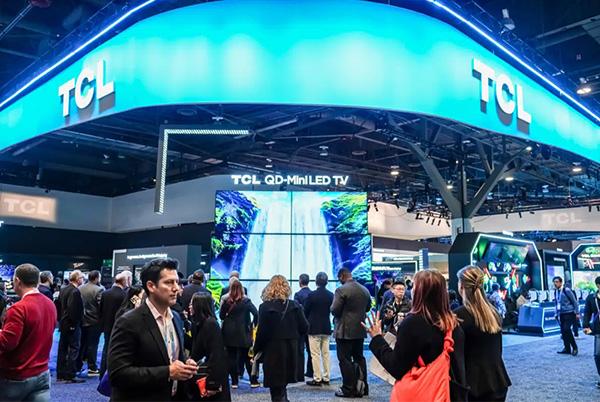 TCL booth CES 2024