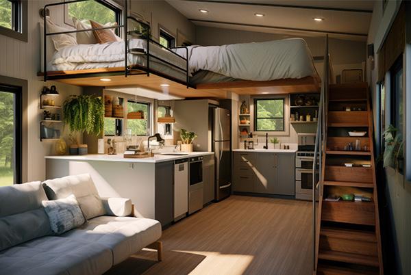 tiny house stairs