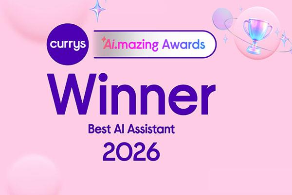 the award for best ai assistant in the 2016 currys aimazing awards