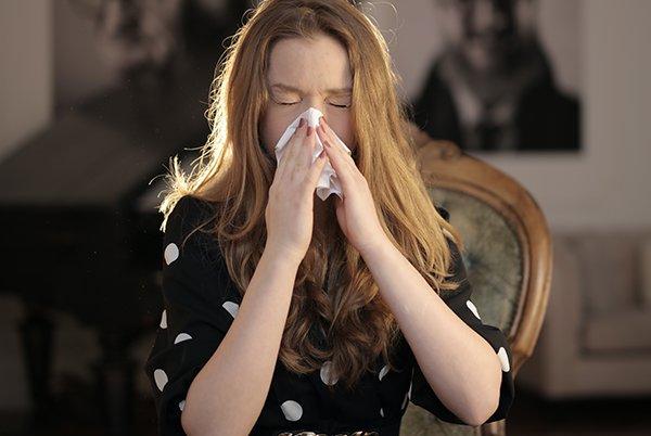 Coughing lady