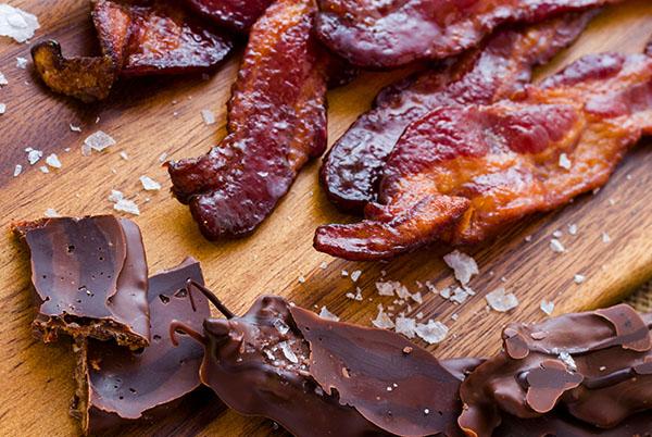 Chocolate bacon