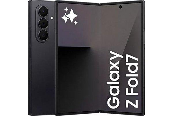 a silver phone with three cameras on the back