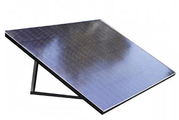 a single plug in solar panel on a white background 