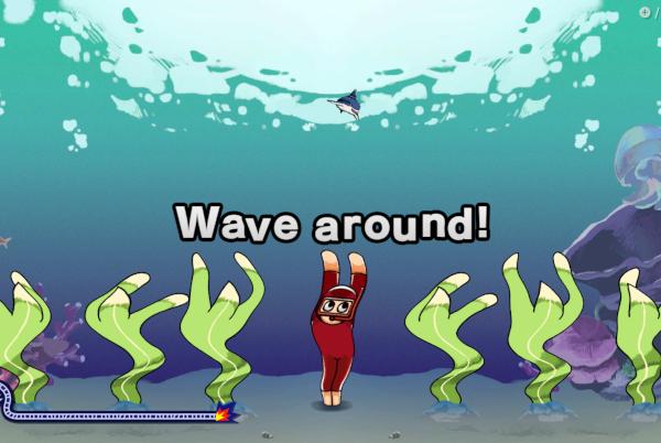 WarioWare Move It Wave Around Microgame