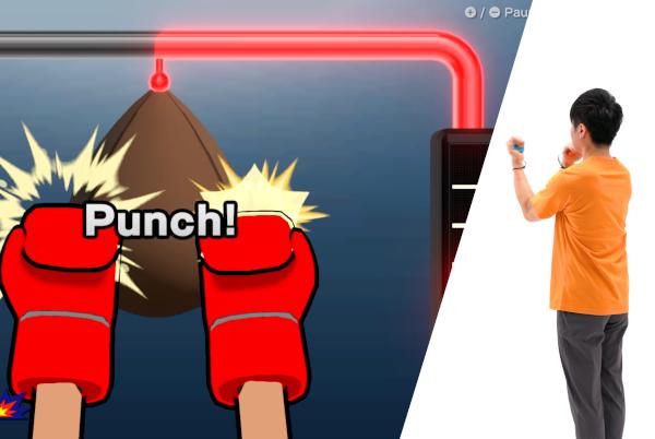 WarioWare Move It Boxing Microgame