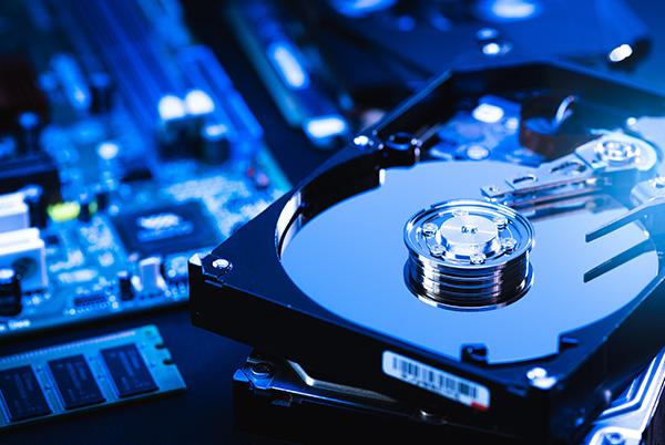 Defragging hard drive blue