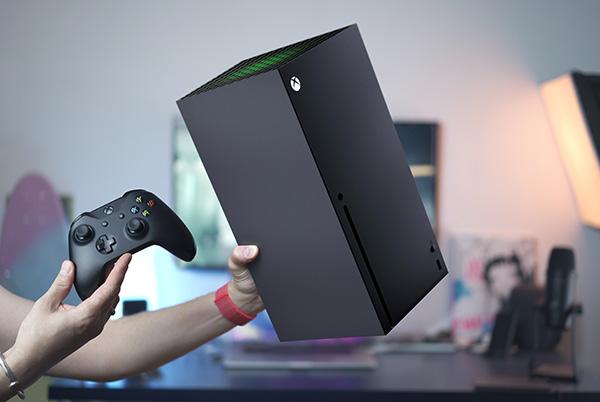 xbox series x console controller lifestyle hands