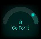 Readiness score of 8, Go For It