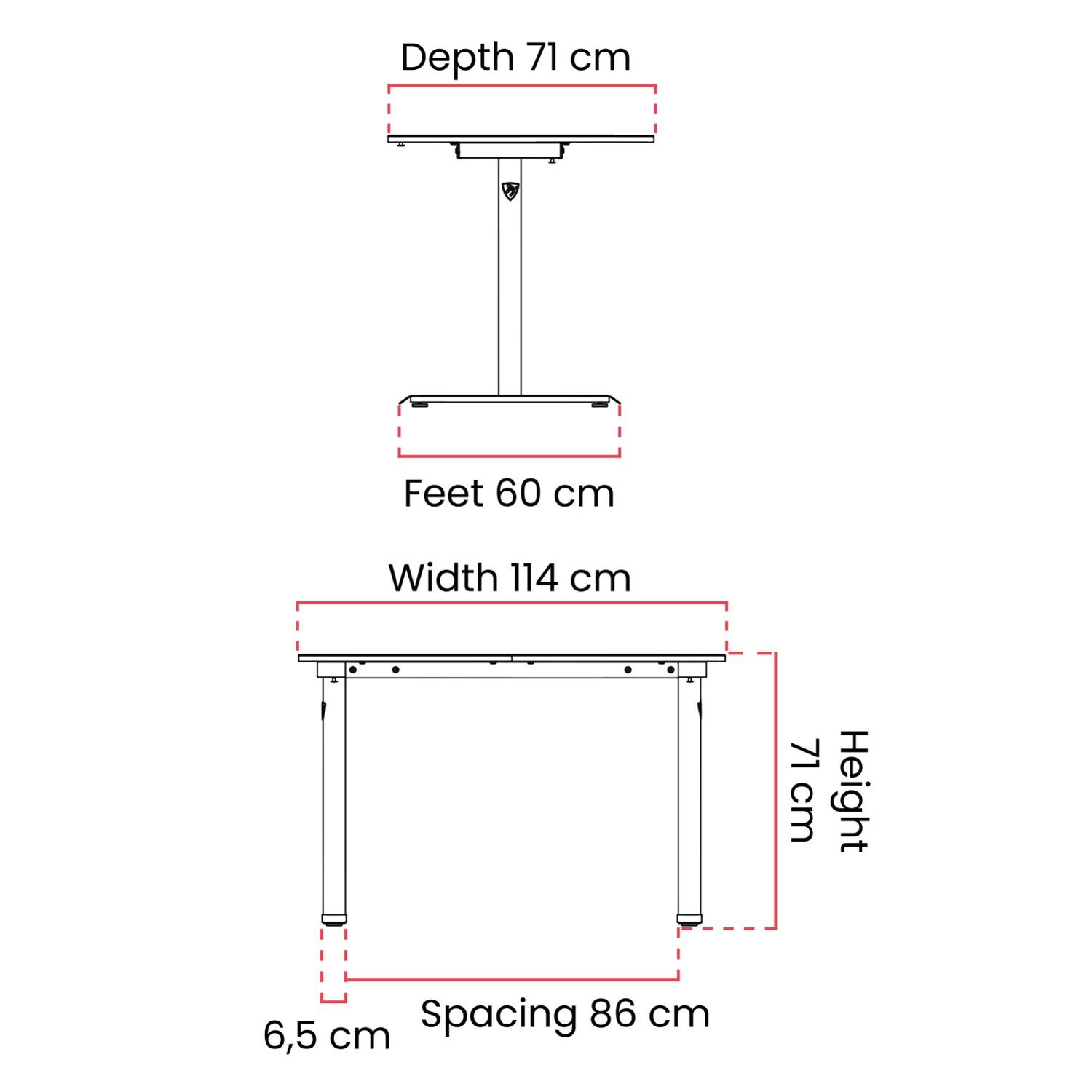 schematic of furniture