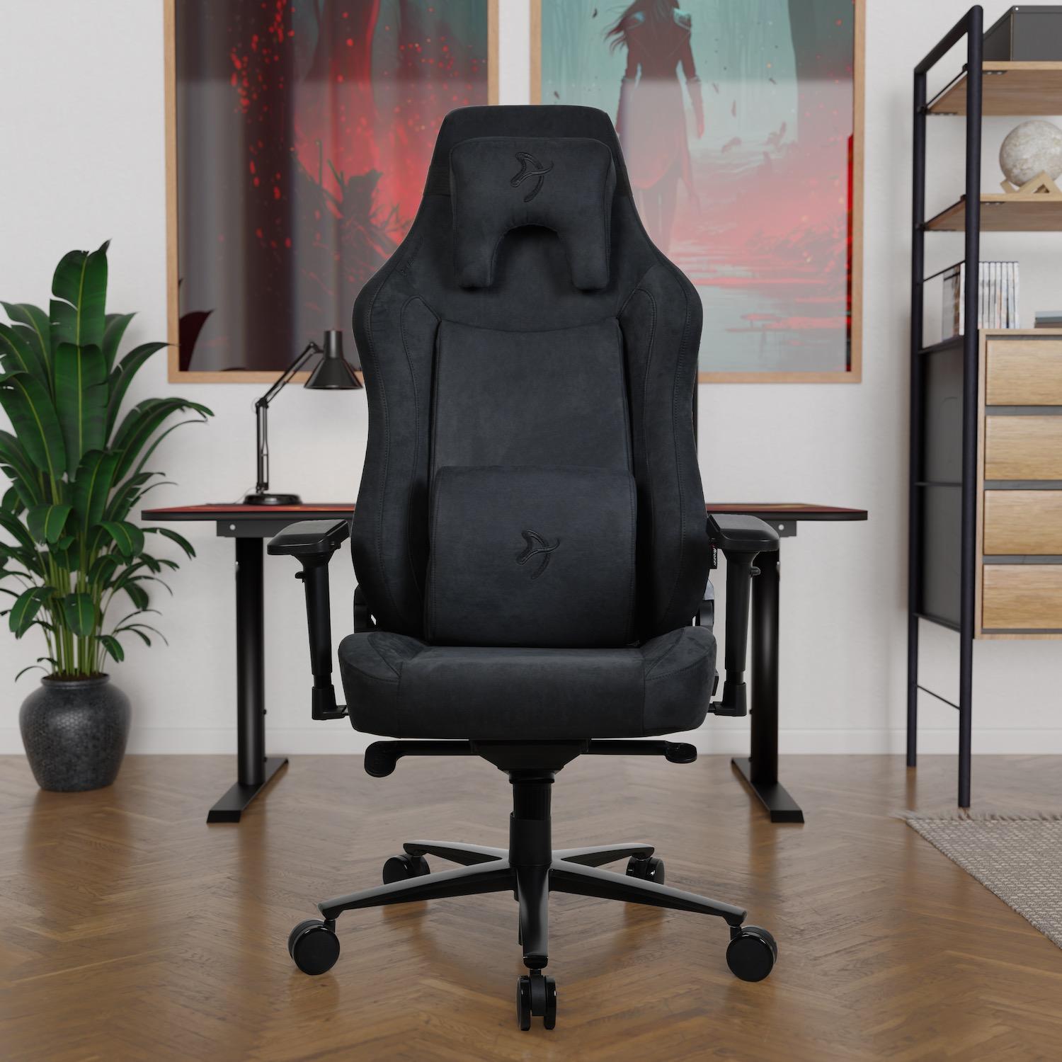 A gaming chair in an office
