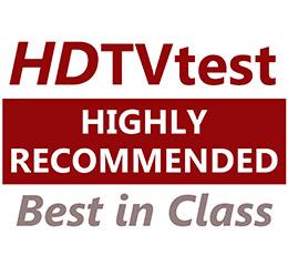 best in class tv 2022 award from HDTV test