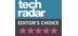 Award: Tech Radar editors choice