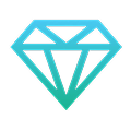 Icon of a diamond