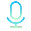 Icon of a microphone