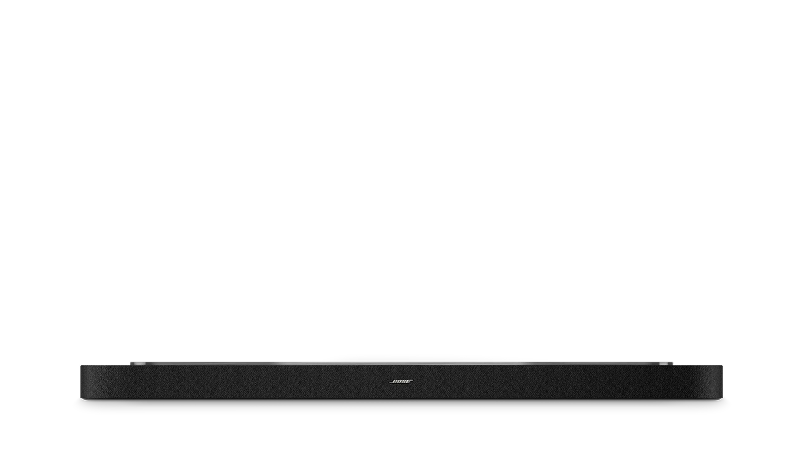A black soundbar