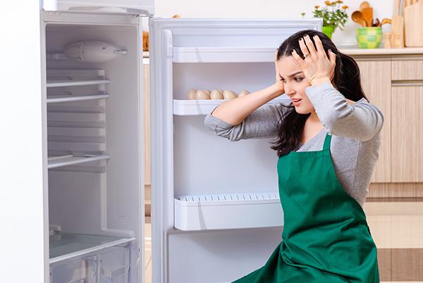 broken fridge