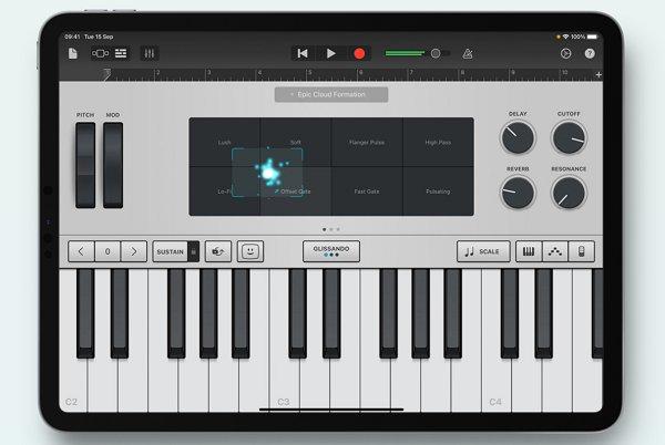Garageband keyboard