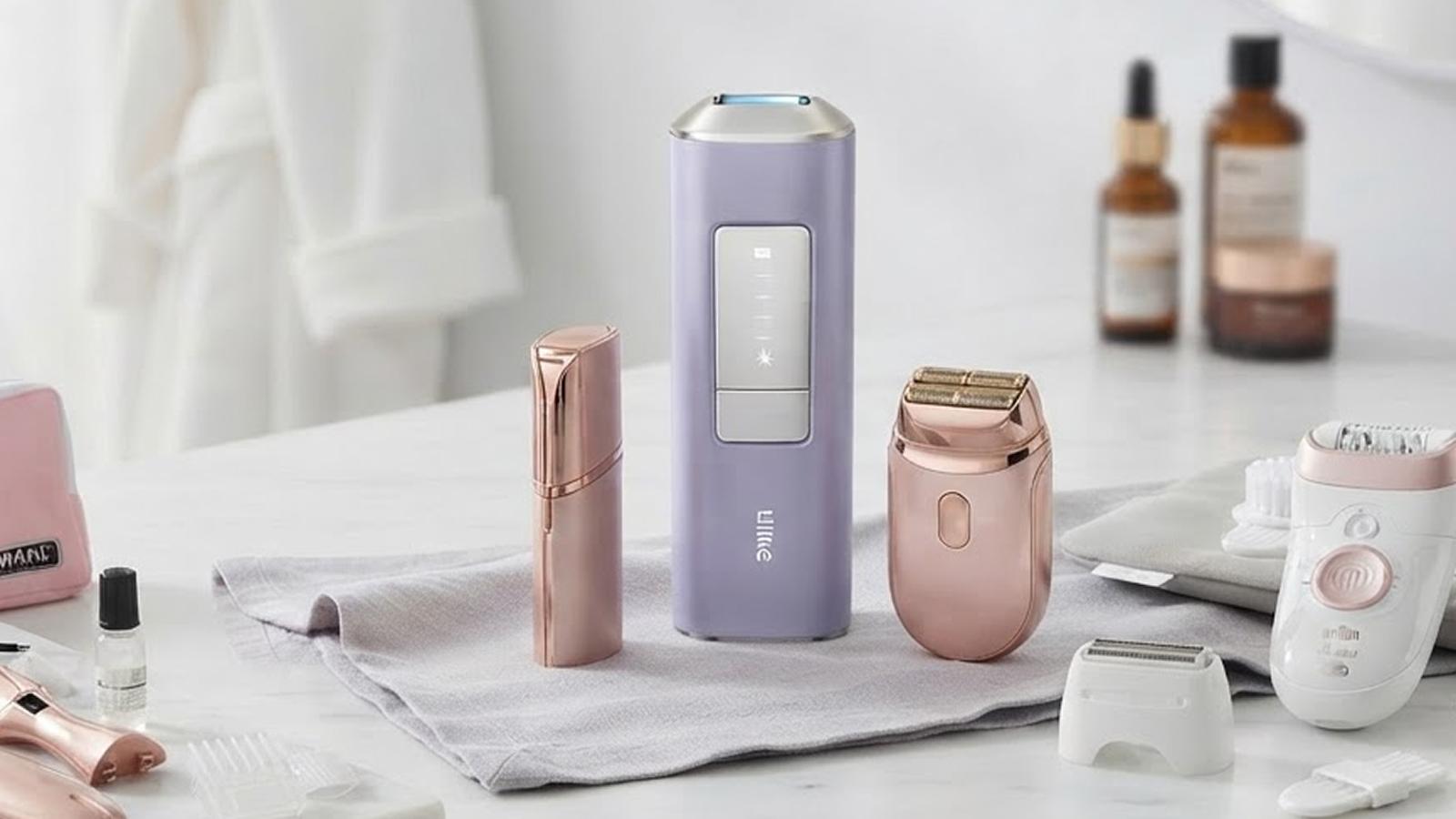 IPL device and epilator for ladies' hair removal