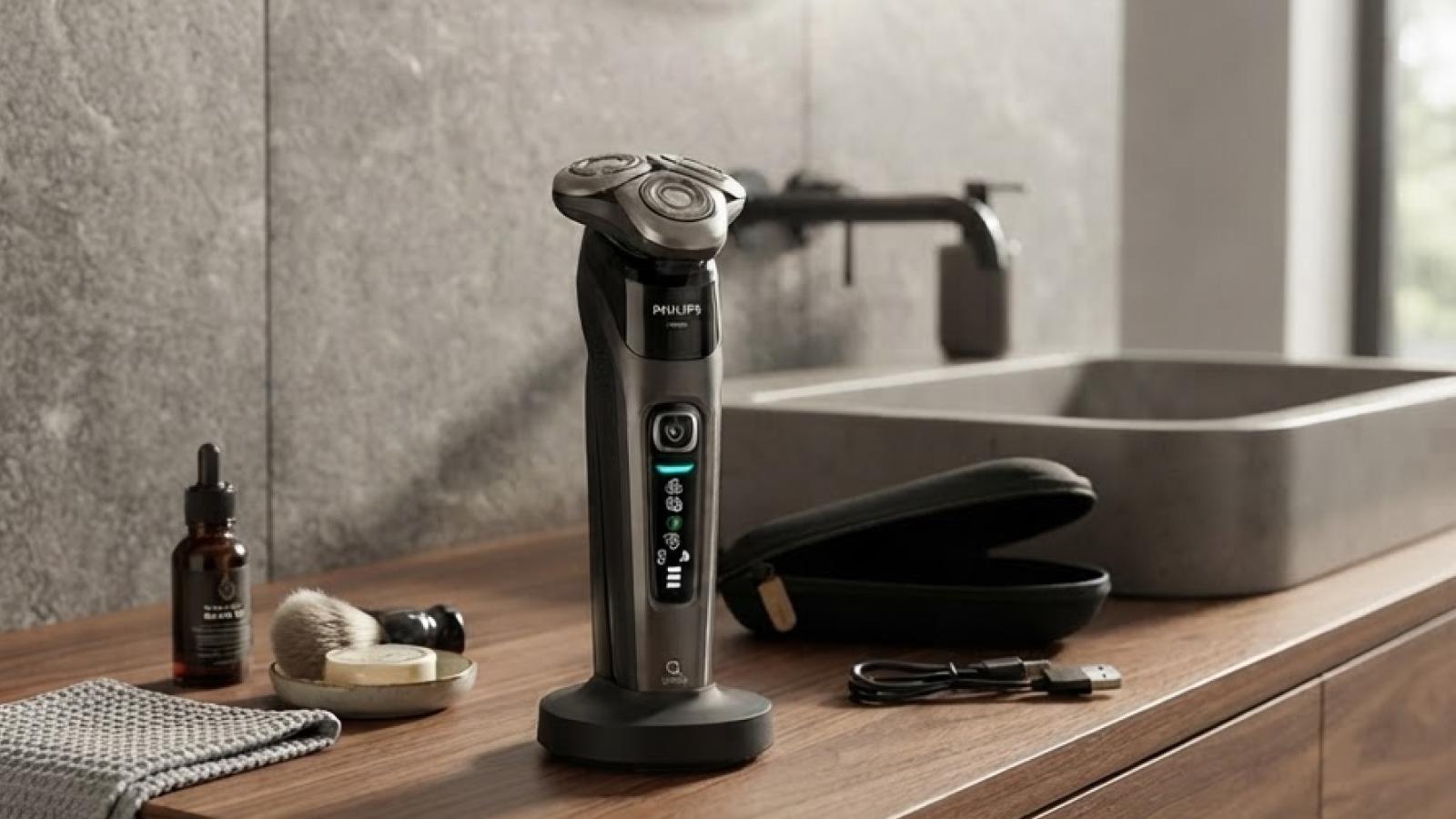 Rotary electric shaver